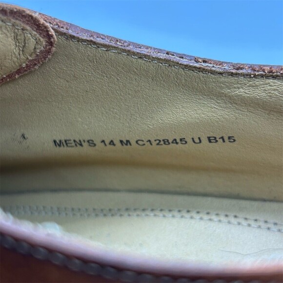 Cole Haan Men\'s Brown Wingtip Brogue Oxford Dress Shoes Lace-Up Classic Size 14 main image 8